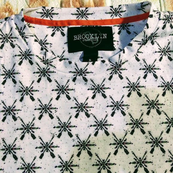 *SOUTHWEST STYLE TEE SHIRT*CROSSED ARROWS*MEN SIZE XL*BROOKLYN STANDARD - Picture 2 of 6